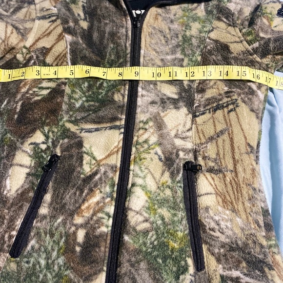 🥰😍Mossy True Timber Thick Fleeced Lined 4 Pocket Green Camouflage Warm Jacket - Picture 6 of 7